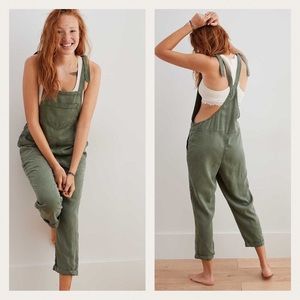 Aerie Utility Jumpsuit Green Size XS